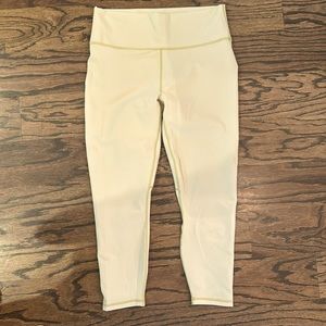 Fabletics High Waisted 7/8 Legging Powerhold XL in light camel